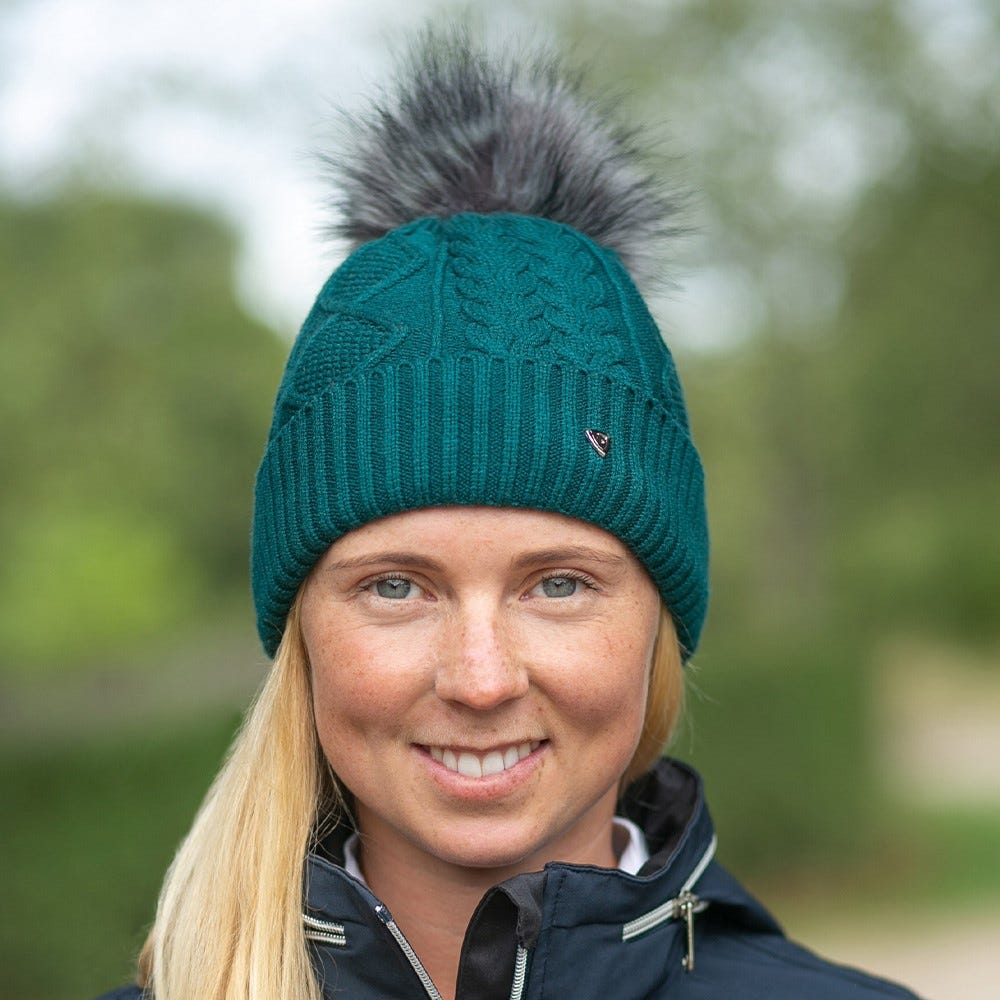 Hy Equestrian Vanoise Knitted Bobble Hat image 5