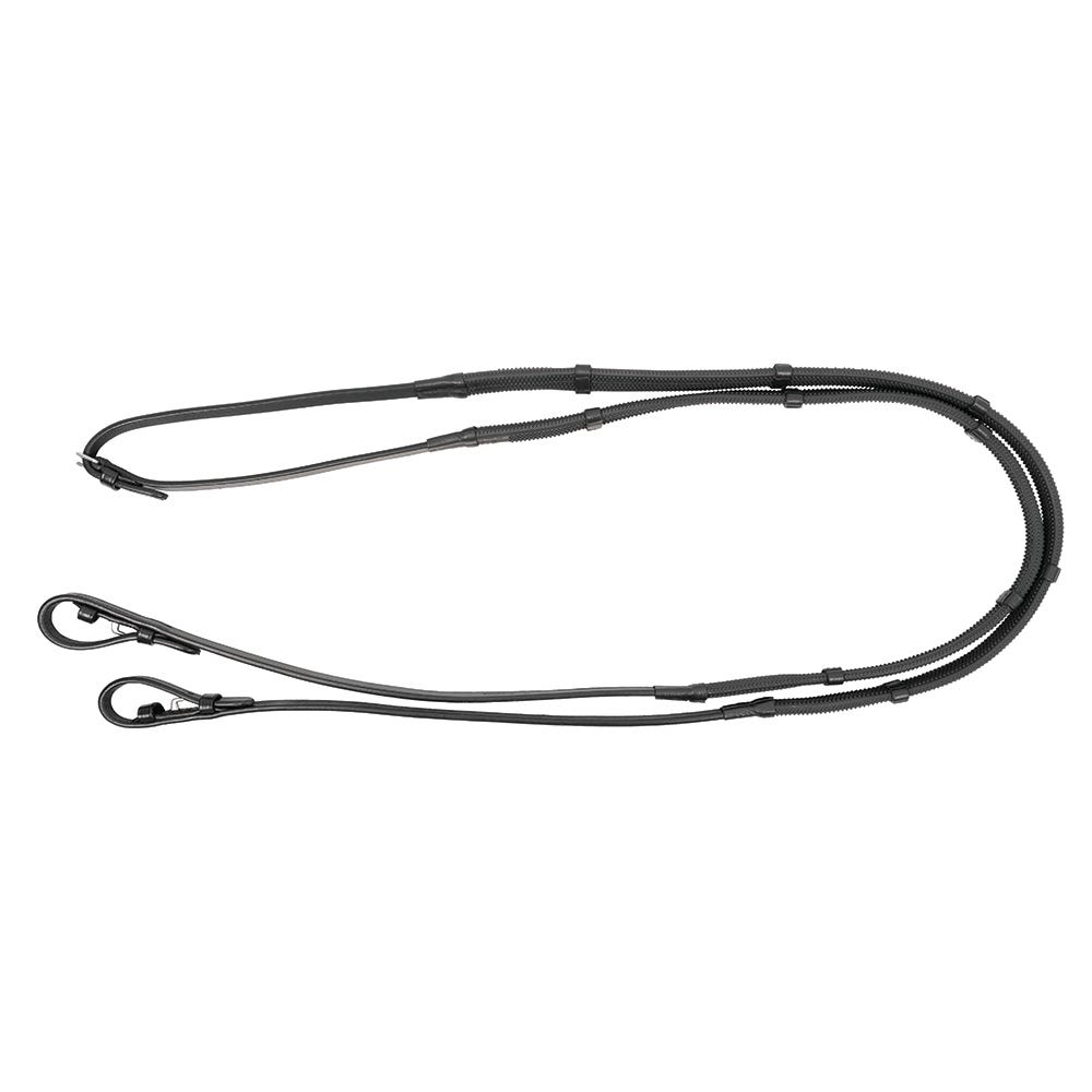 ProPresicce Softy Grip Rubber Reins with Stoppers by Hy Equestrian image 1