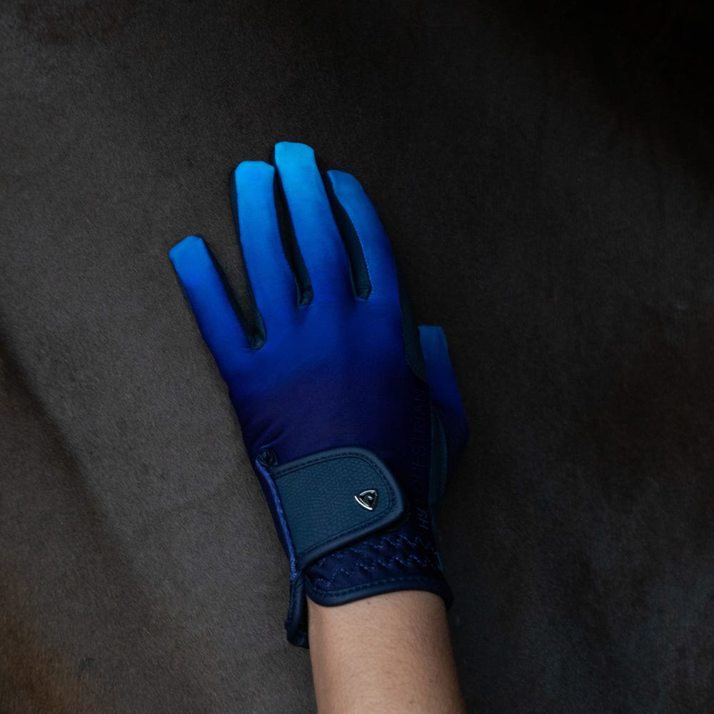 Hy Equestrian Ombre Riding Gloves image 9