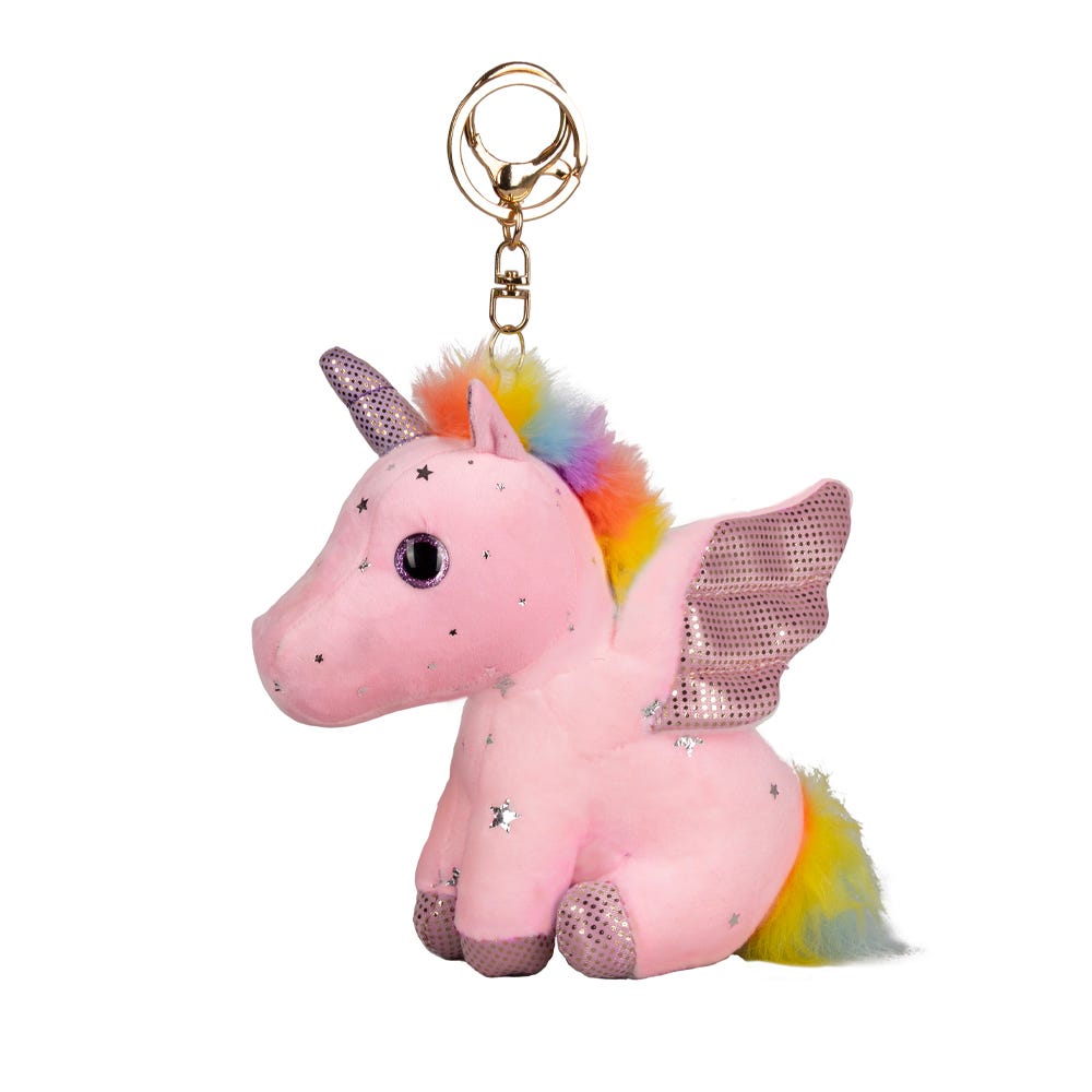 Hy Equestrian Play Time Ponies Unicorn Key Ring image 1
