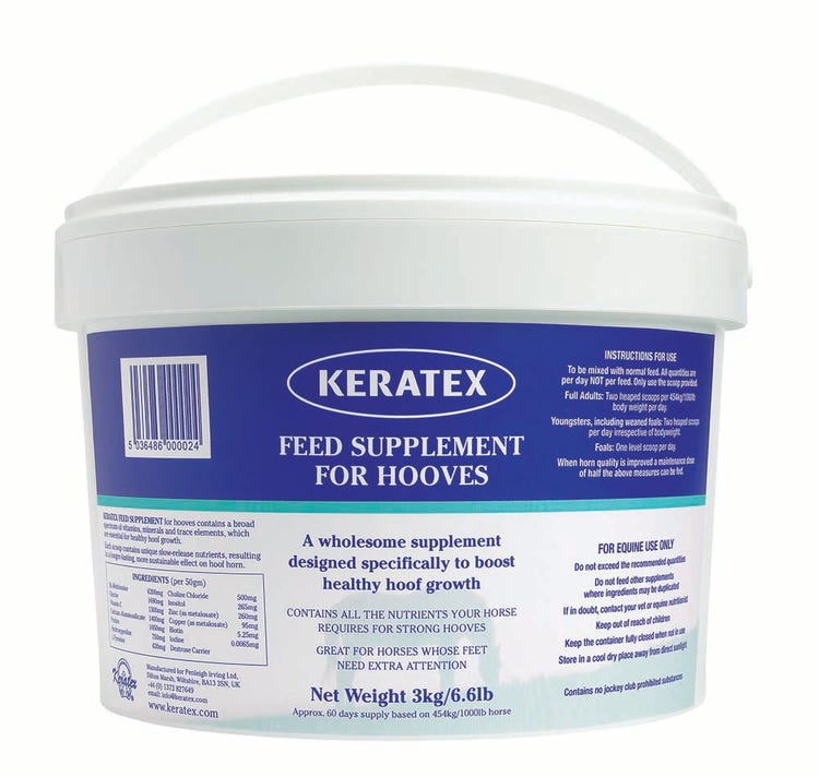 Keratex Feed Supplement For Hooves - Batch &amp; Expiry Traced image 1