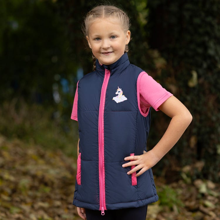 Little Unicorn Padded Gilet by Little Rider image 3