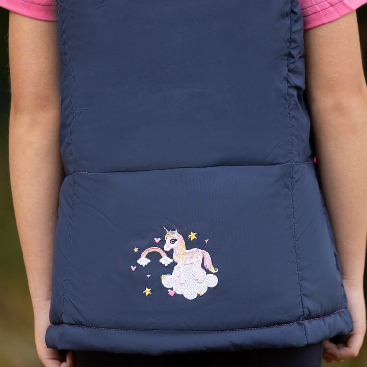 Little Unicorn Padded Gilet by Little Rider image 6