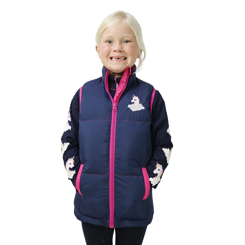 Little Unicorn Padded Gilet by Little Rider image 1