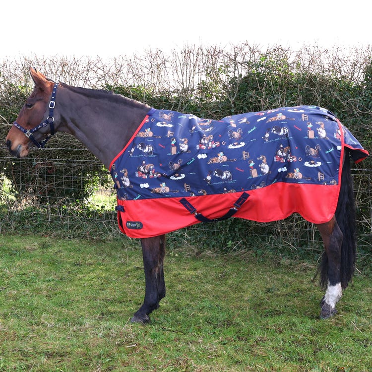 StormX Original 100 Turnout Rug - Thelwell Collection Practice Makes Perfect image 1