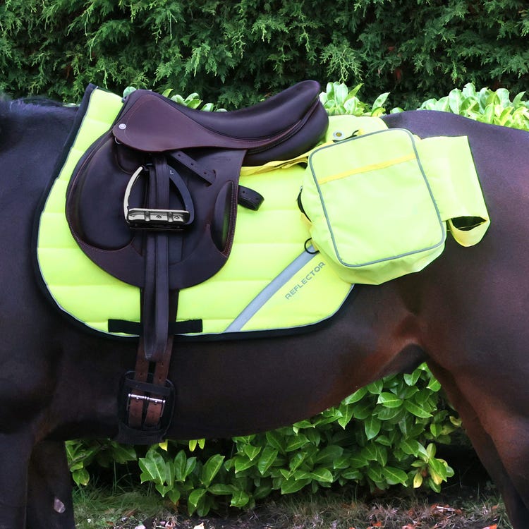 Reflector Saddle Pannier by Hy Equestrian image 3