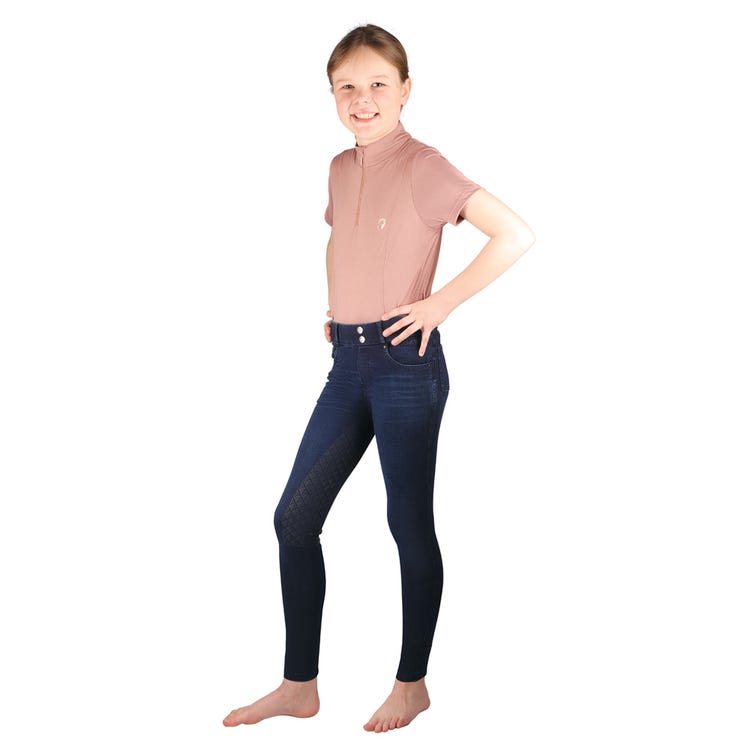 Hy Equestrian Elevate Mizs Denim Breeches image 1