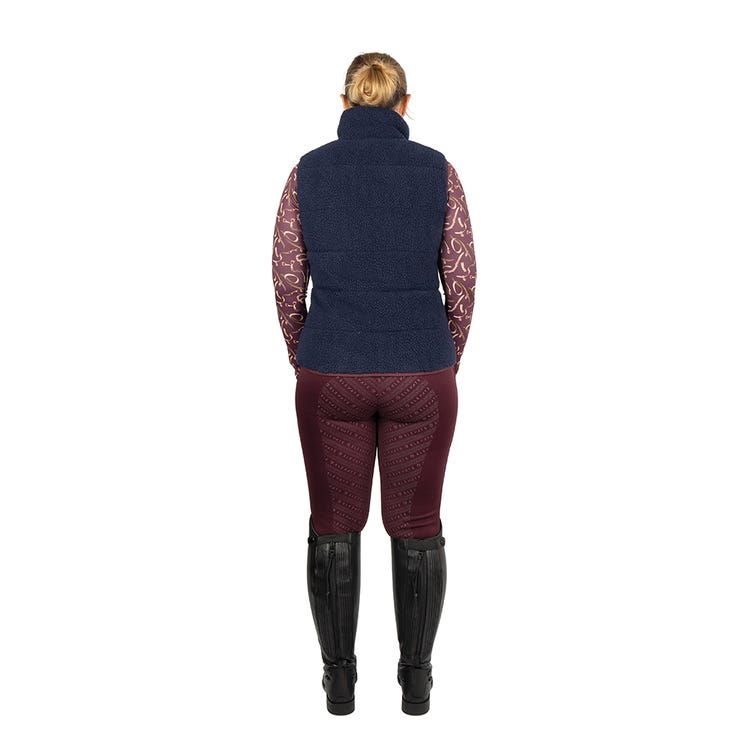 Hy Equestrian Elevate Heritage Teddy Fleece Gilet image 3