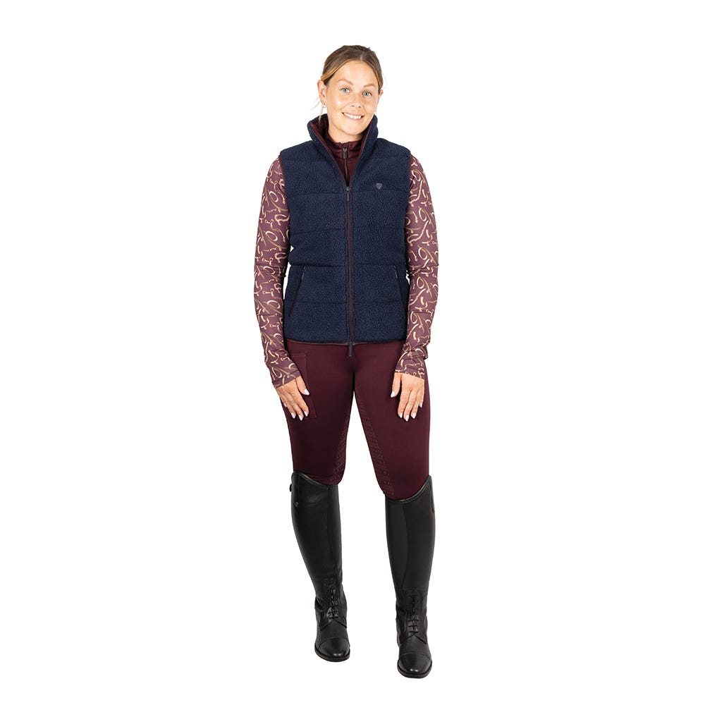 Hy Equestrian Elevate Heritage Teddy Fleece Gilet image 1