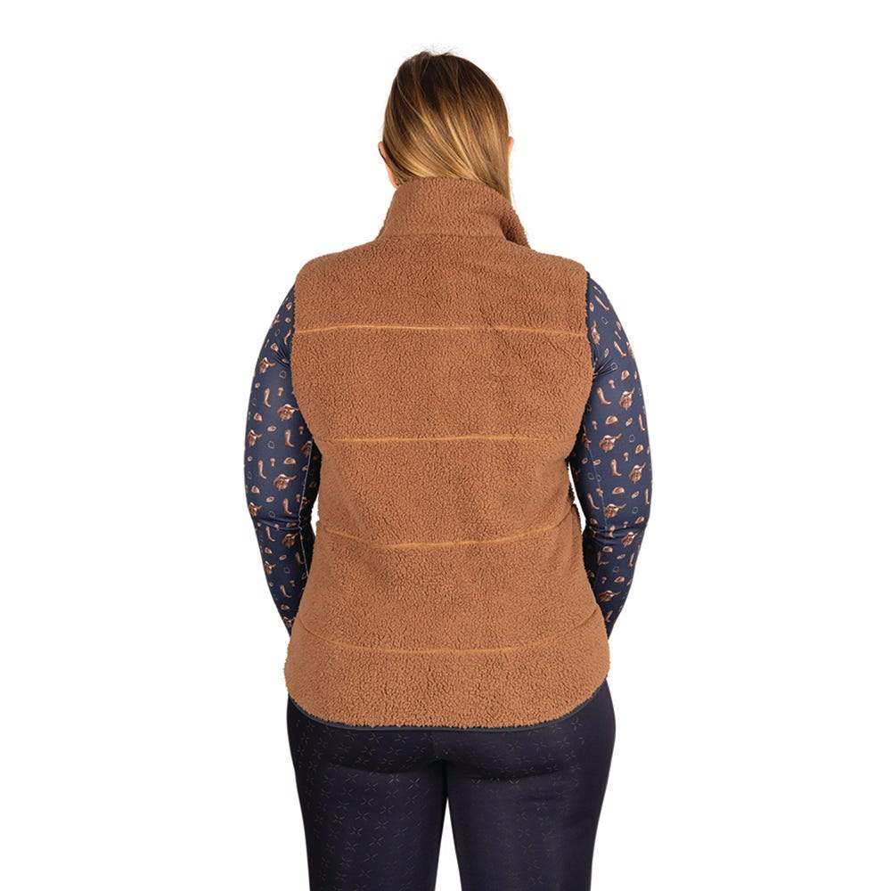 Hy Equestrian Elevate Style Teddy Fleece Gilet image 3