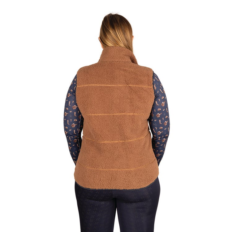 Hy Equestrian Elevate Style Teddy Fleece Gilet image 3