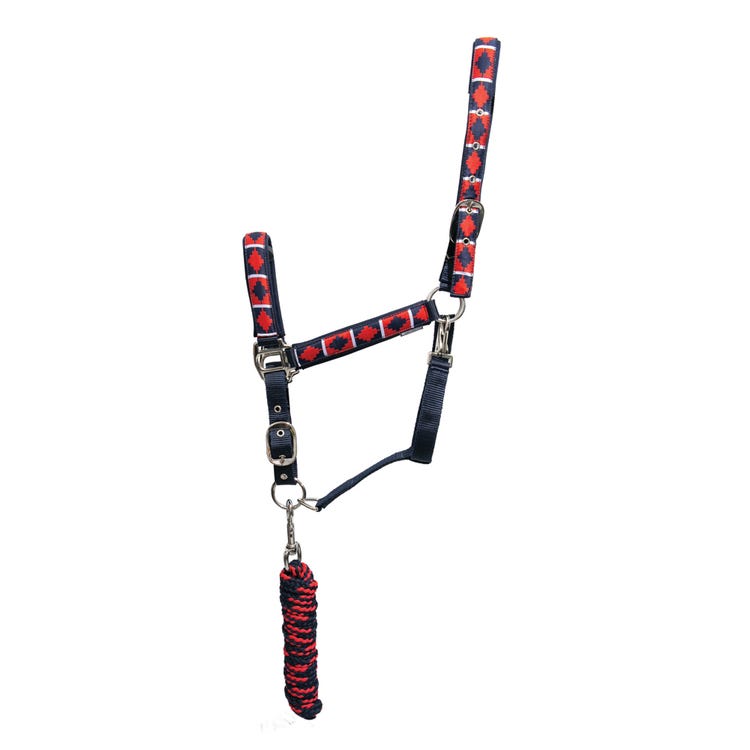 Hy Equestrian Woven Polo Head Collar and Lead Rope image 8