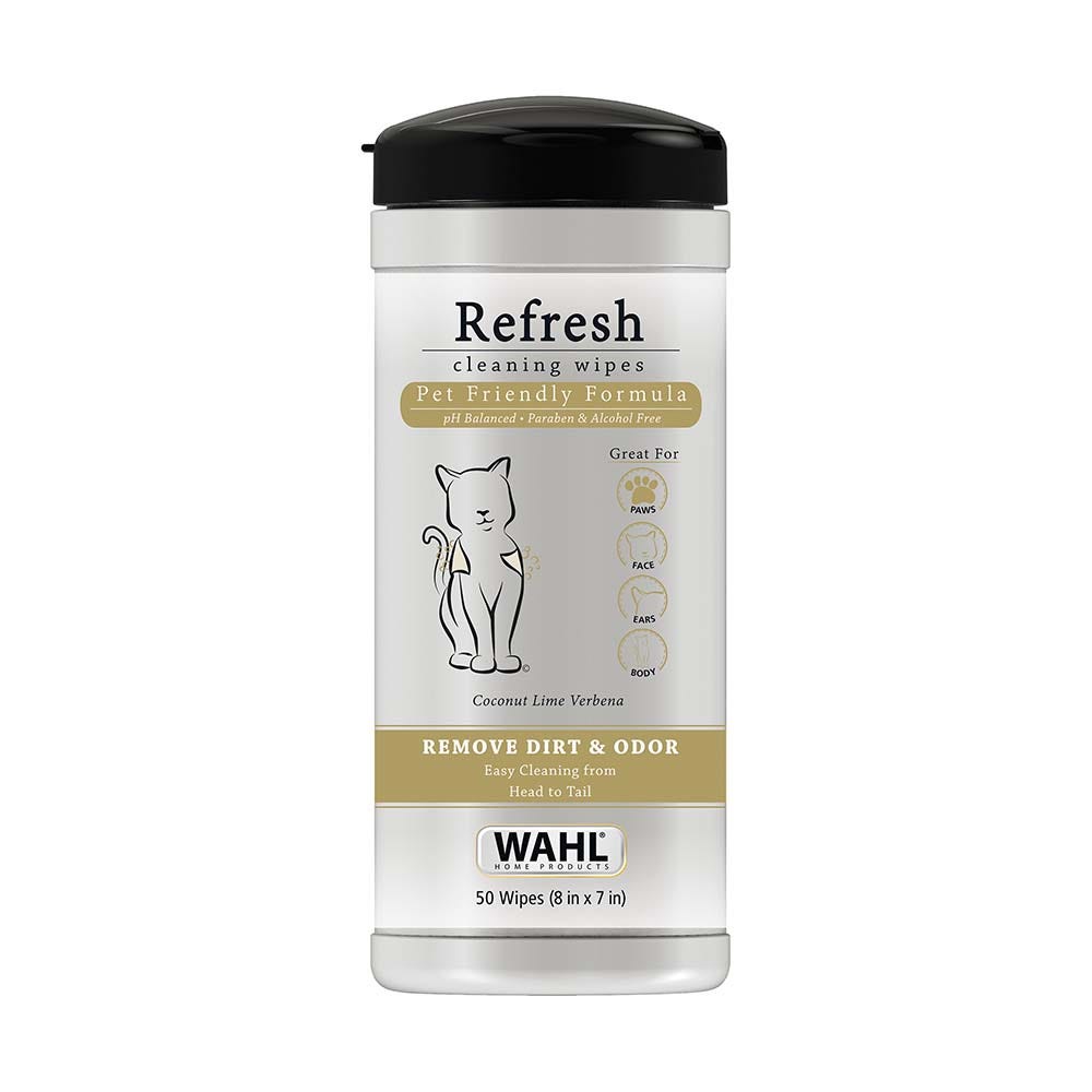 Wahl Refresh Cleaning Wipes - Cat image 1