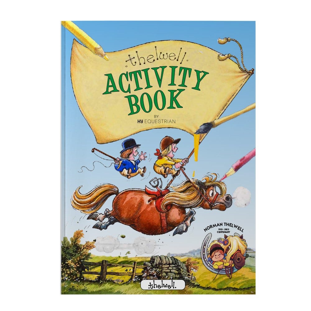 Hy Equestrian Thelwell Collection Activity Book image 1