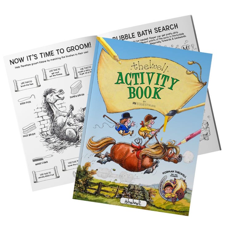 Hy Equestrian Thelwell Collection Activity Book image 2