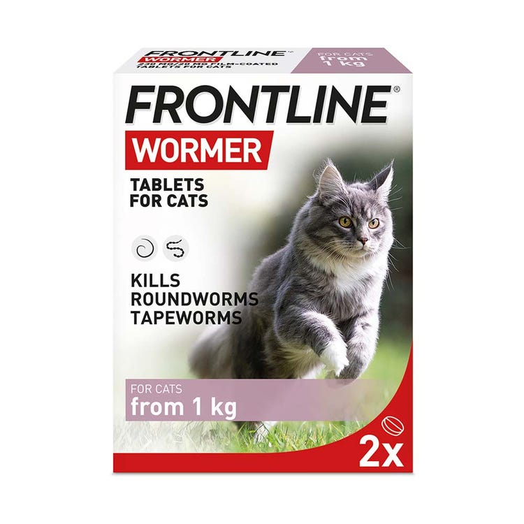 Frontline Wormer Tablets for Cats image 1