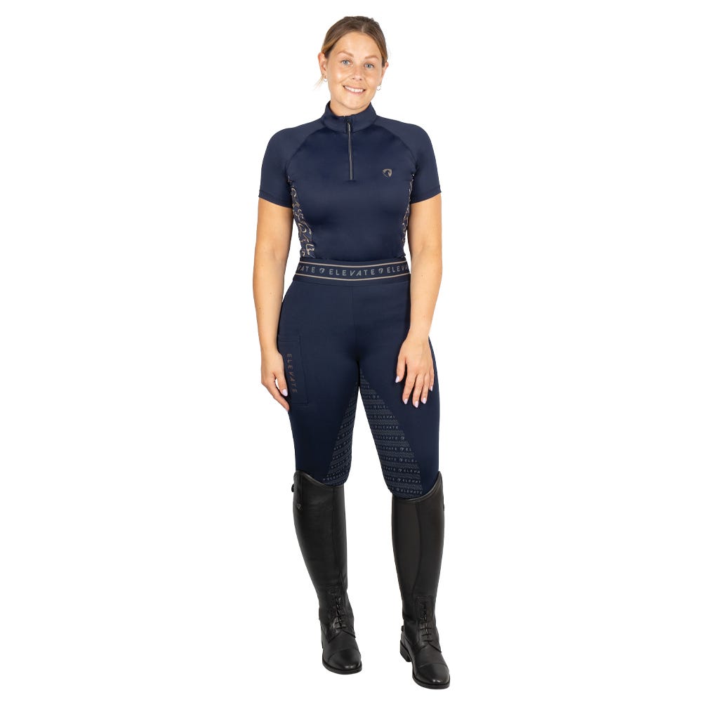 Hy Equestrian Elevate Heritage Short Sleeve Base Layer image 1
