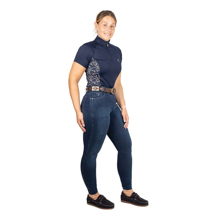 Hy Equestrian Elevate Heritage Short Sleeve Base Layer image 2