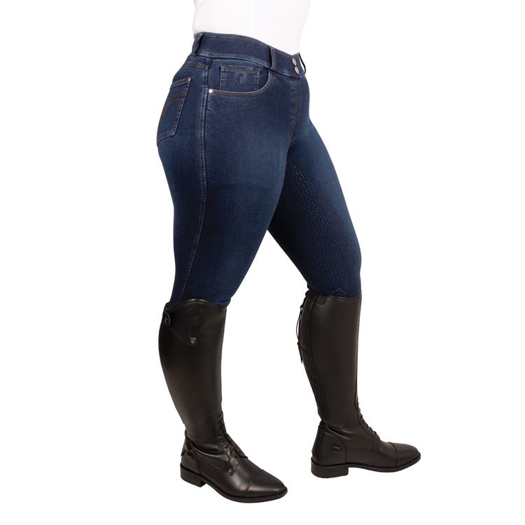 Hy Equestrian Elevate Style Denim Breeches image 2