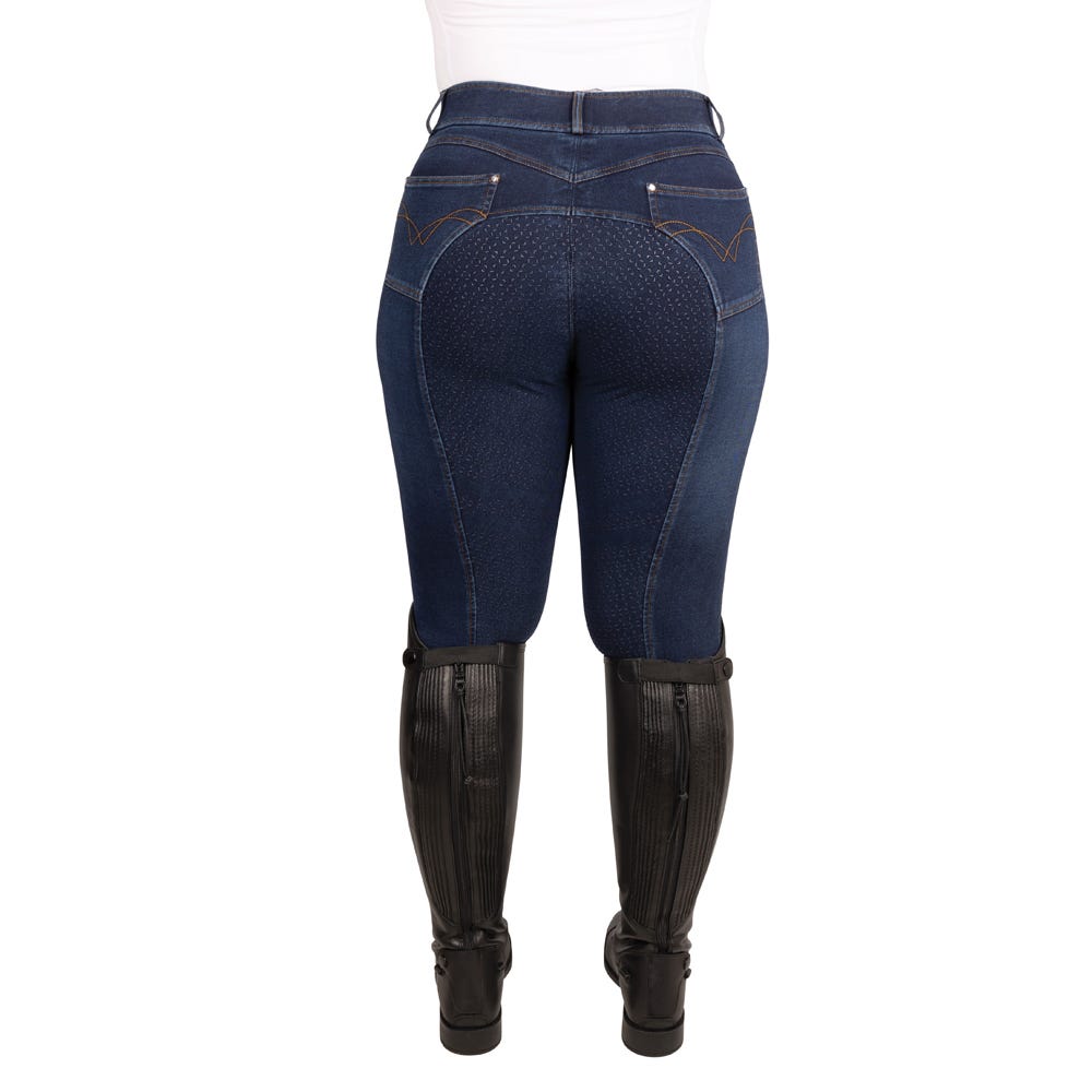 Hy Equestrian Elevate Style Denim Breeches image 3