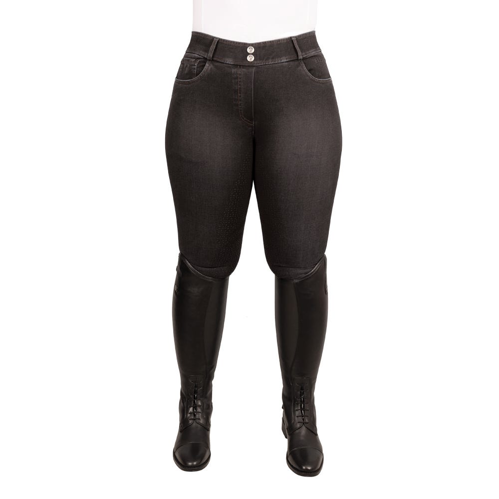 Hy Equestrian Elevate Style Denim Breeches image 5