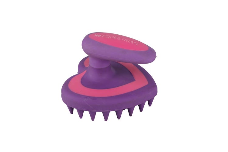 Hy Equestrian Heart Massage Brush image 1