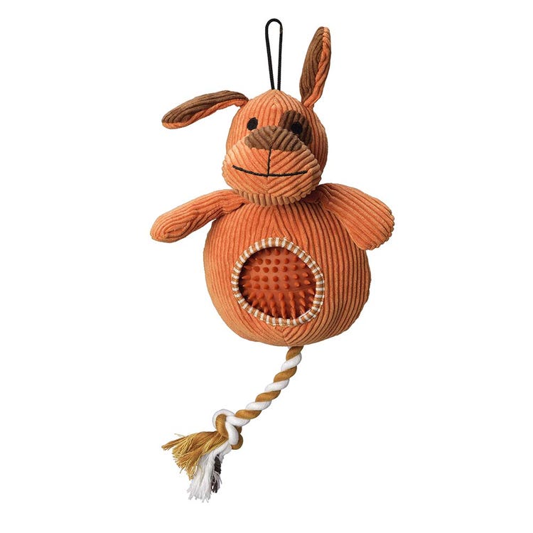 House of Paws Cord Toy with Spiky Ball image 2