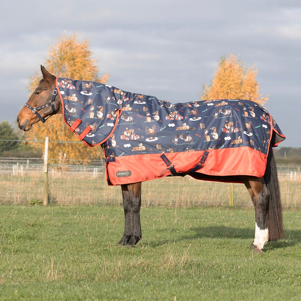 StormX Original 200 Combi Turnout Rug - Thelwell Collection Practice Makes Perfect image 1