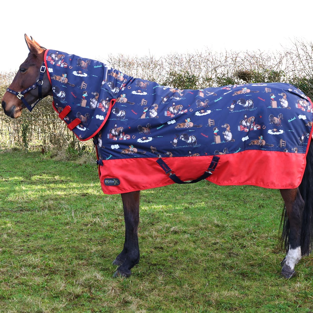 StormX Original 200 Combi Turnout Rug - Thelwell Collection Practice Makes Perfect image 1