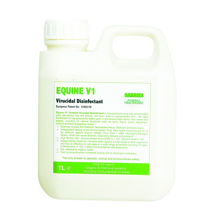 Barrier Equine V1 Virucidal Disinfectant image 1