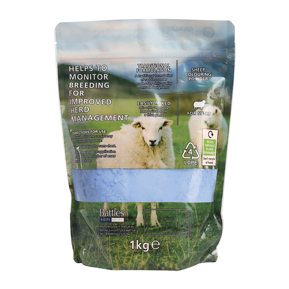 Agrimark Sheep Colouring Powder - Raddle - Battles