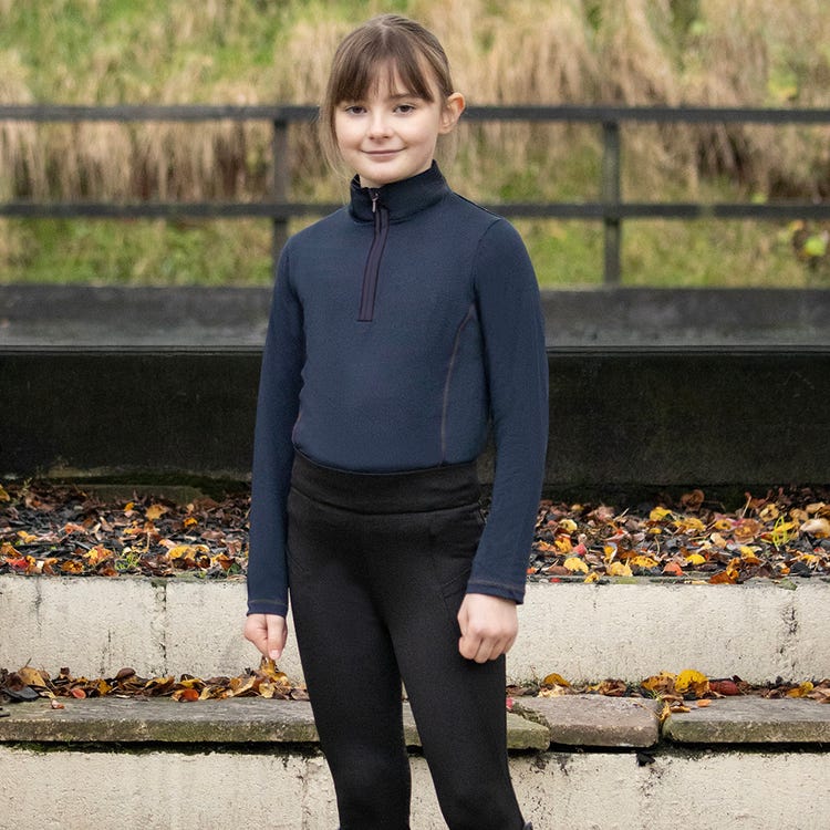 Hy Equestrian Children&#039;s Melton Riding Tights image 9