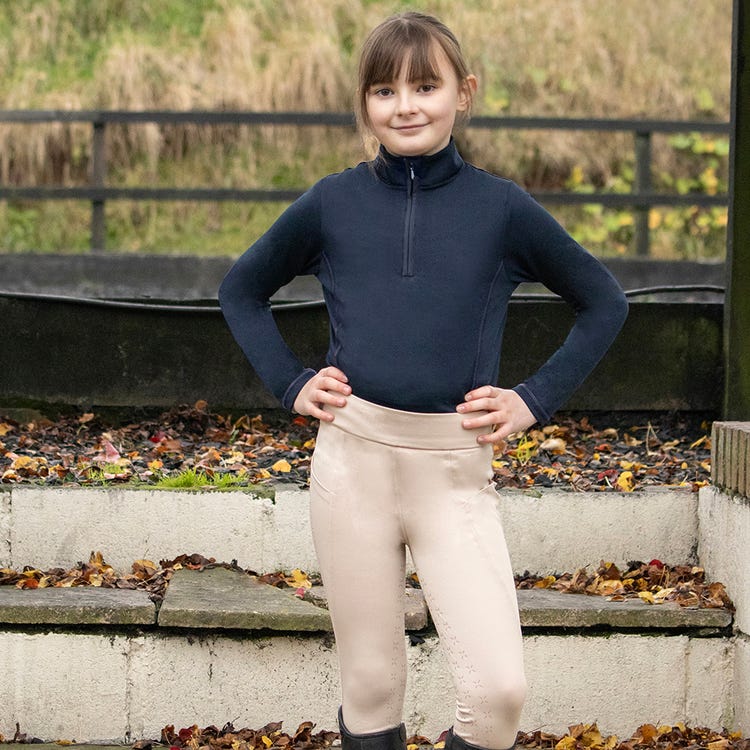 Hy Equestrian Children&#039;s Melton Riding Tights image 8