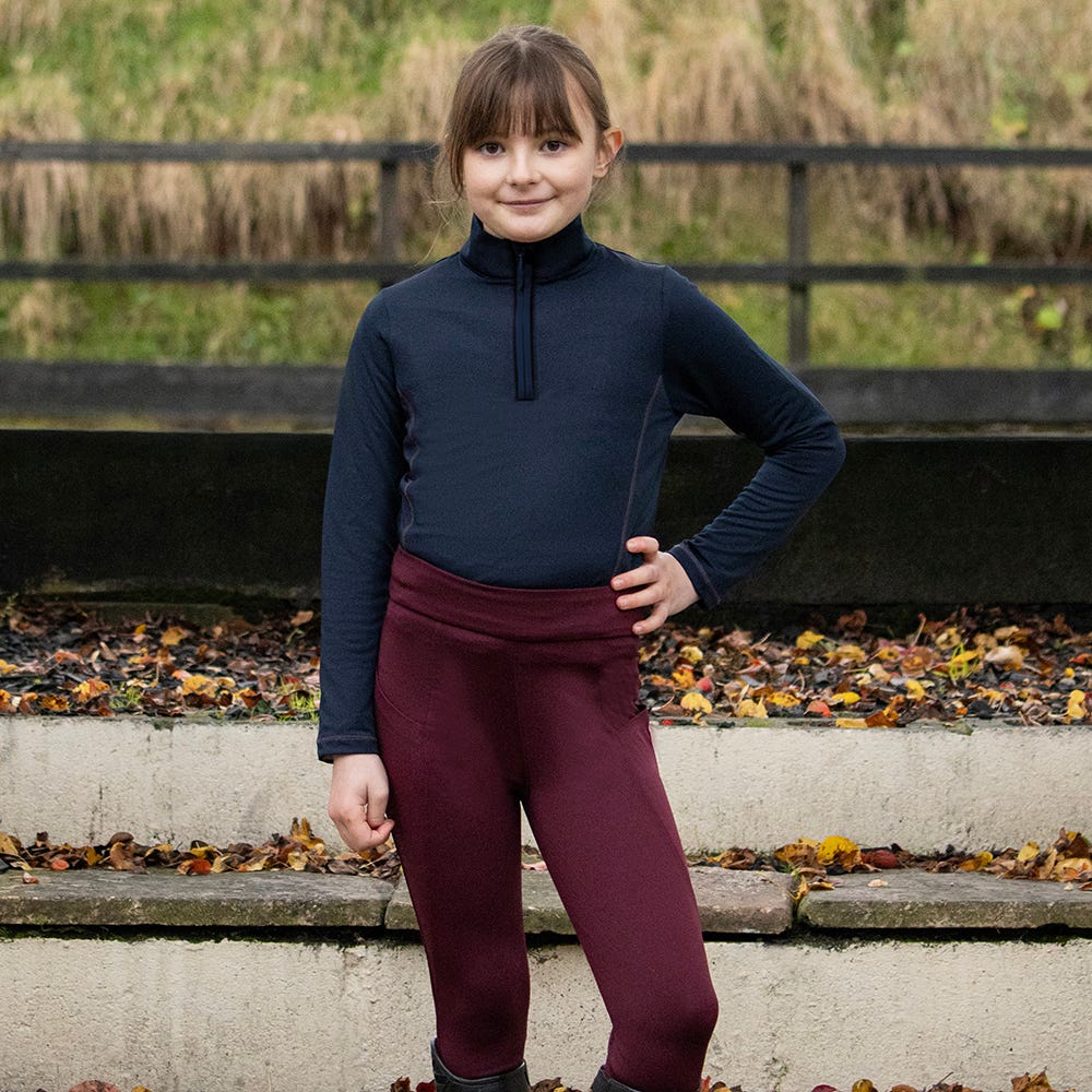 Hy Equestrian Children&#039;s Melton Riding Tights image 10