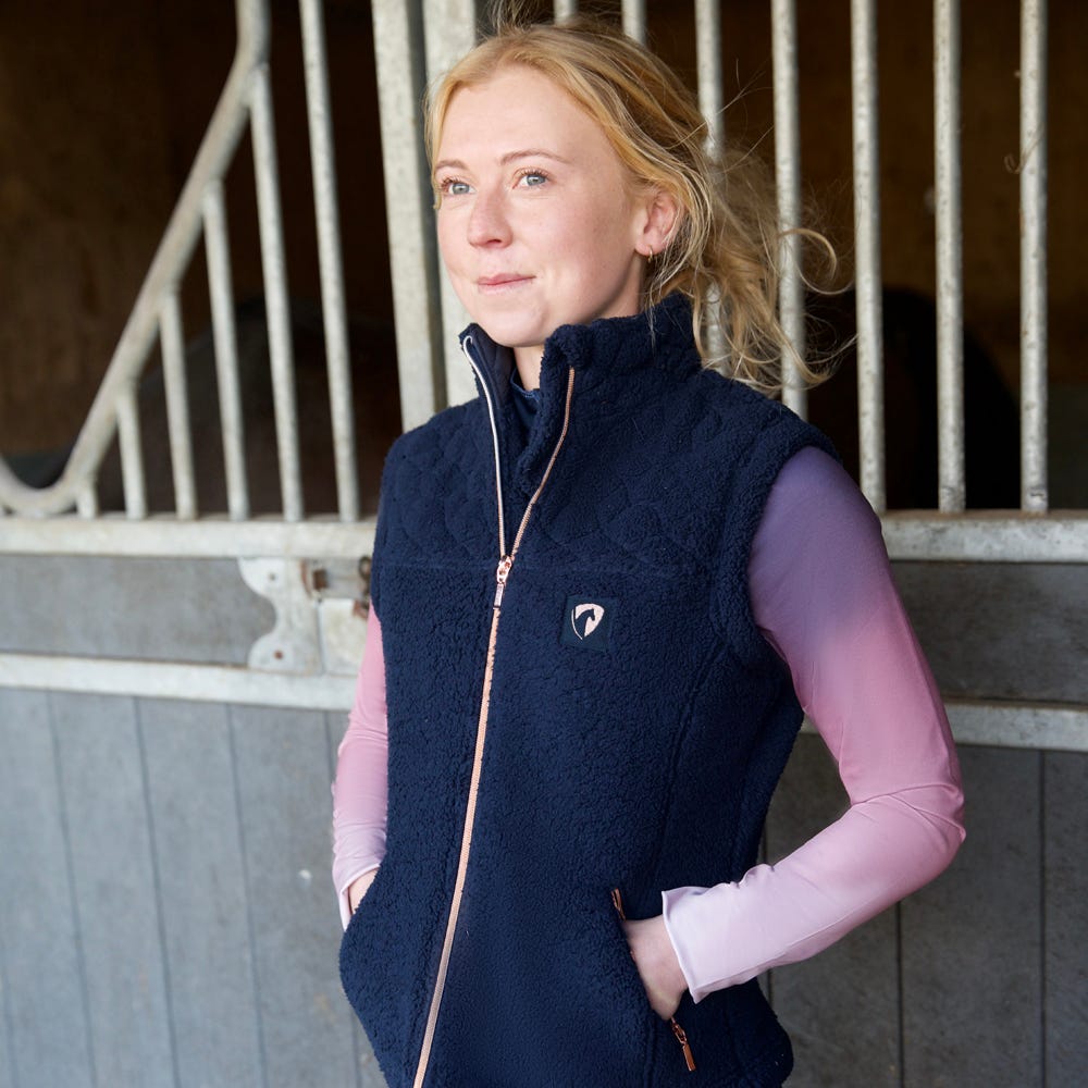 Hy Equestrian Elevate Teddy Fleece Gilet image 4