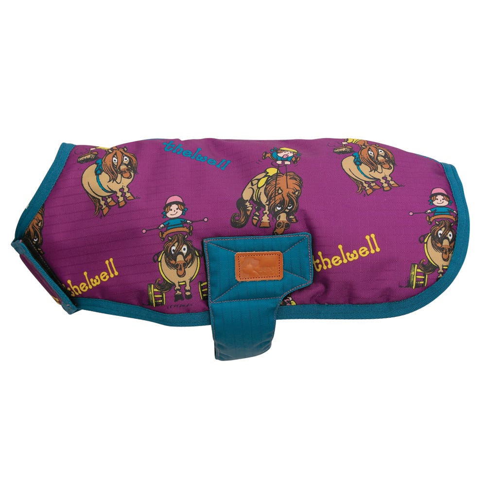 Benji &amp; Flo Thelwell Collection Pony Friends Dog Coat image 1