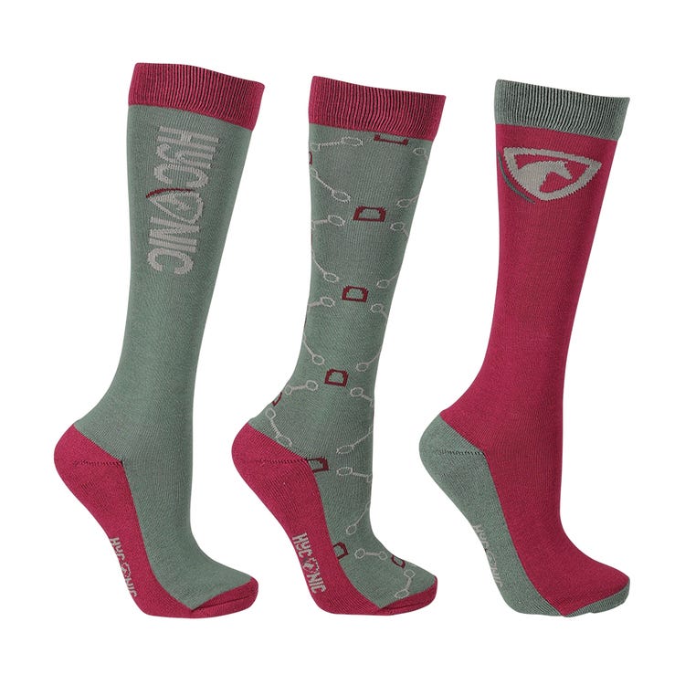 HyCONIC Pattern Socks by Hy Equestrian (Pack of 3) image 1