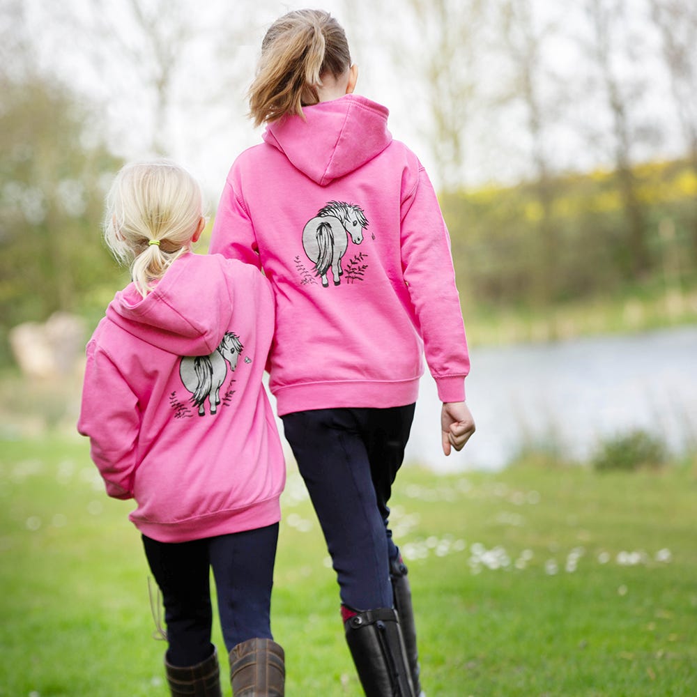 British Country Collection Bracken Pony Childrens Hoodie image 2