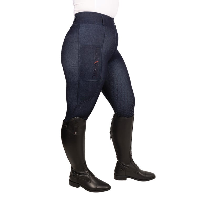 HyCONIC Valloria Denim Look Riding Tights image 1