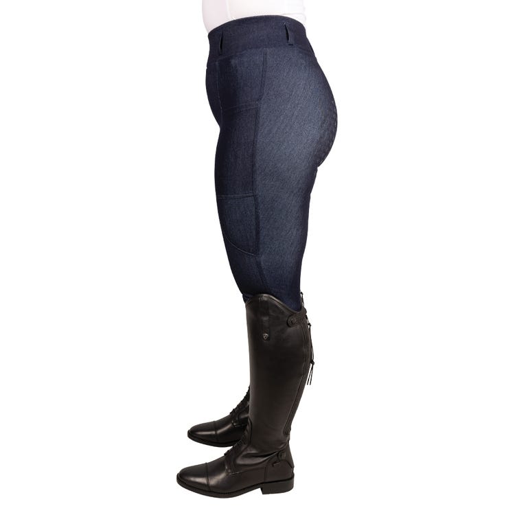 HyCONIC Valloria Denim Look Riding Tights image 3