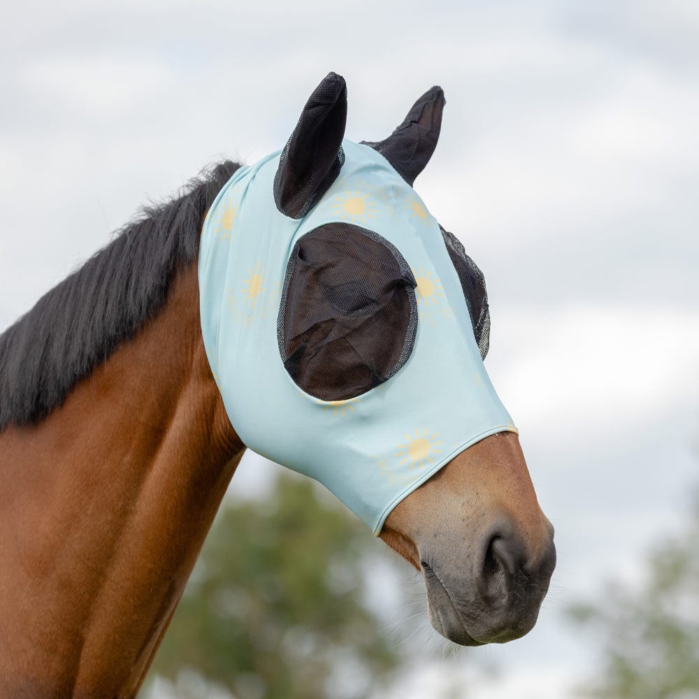Hy Equestrian Lycra Hello Sunshine Fly Mask image 1
