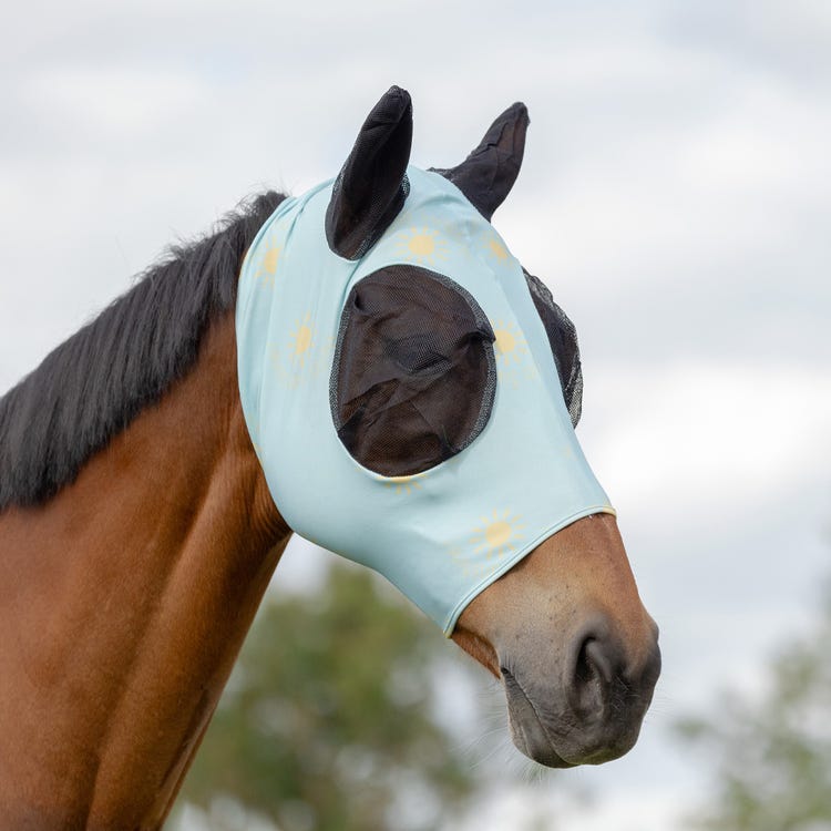 Hy Equestrian Lycra Hello Sunshine Fly Mask image 1