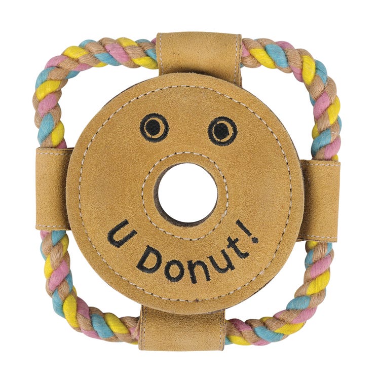 Benji &amp; Flo Crazy Faces Dog Toys - U Donut! image 2
