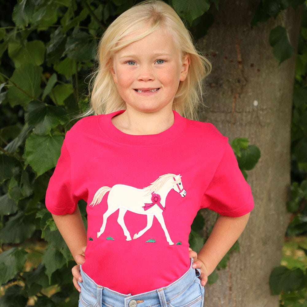 British Country Collection Champion Pony Childrens T-Shirt image 1