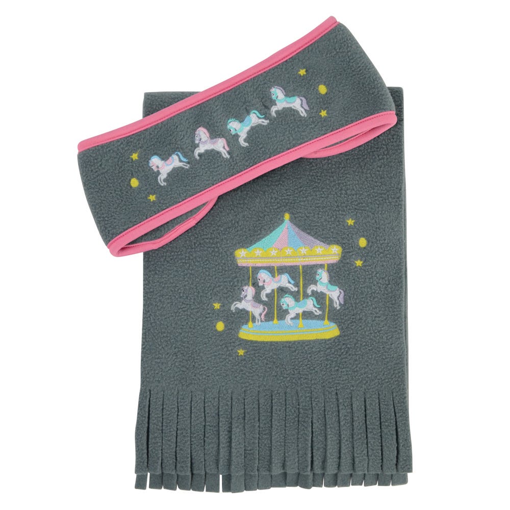 Merry Go Round Head Band and Scarf Set by Little Rider image 1