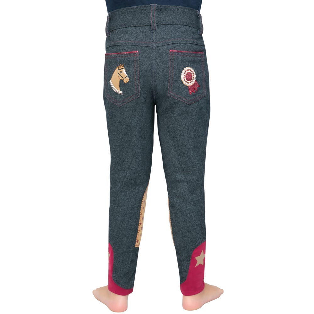 Riding Star Collection Denim Jodhpurs by Little Rider image 2